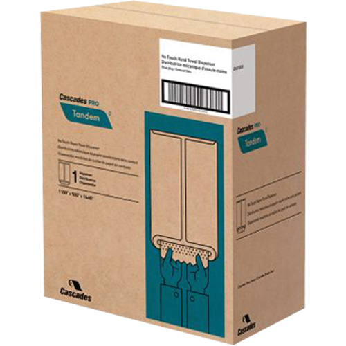Pro Tandem Hand Towel Dispenser, No-Touch, 11.5" W x 9" D x 16.6" H Les Distributions ICE