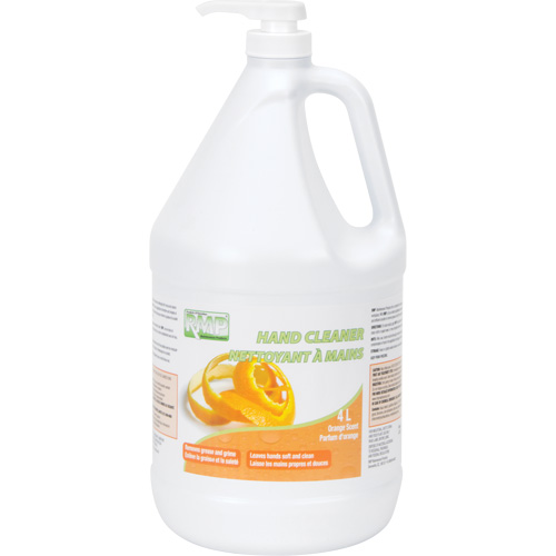 Nettoyant pour les mains &agrave; l'orange, Cr&egrave;me, 4 L, Cruche, Orange Les Distributions ICE