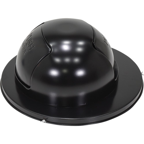 Drum Waste Disposal Top, Dome Lid, Metal, Fits Container Size: 23-1/2" Dia. Les Distributions ICE