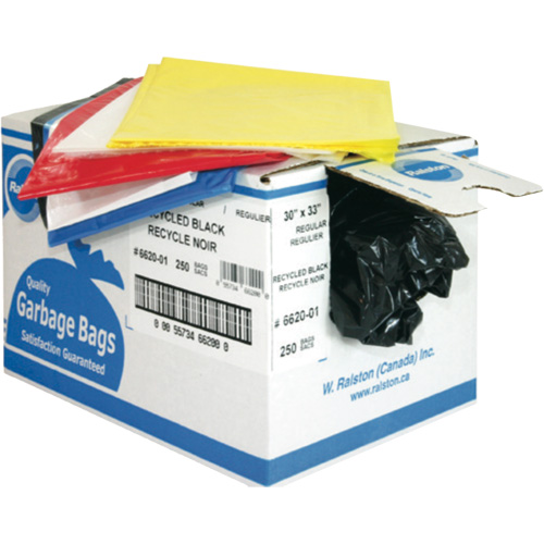 Sacs &agrave; d&eacute;chets industriels, 3T-Fort, 35" la x 50" lo, 2,7 mils, Orange Les Distributions ICE