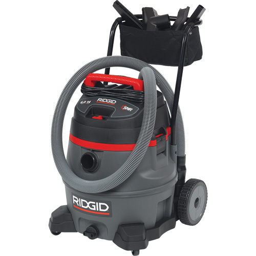 Aspirateur industriel avec chariot NXT, Secs-humides, 6 CV, 14 gal. US (53 litres) Les Distributions ICE