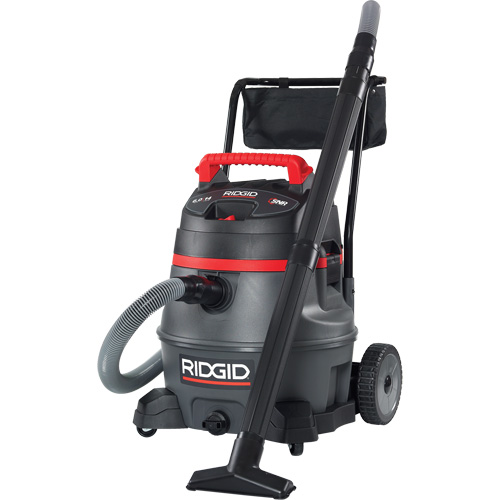 Aspirateur industriel avec chariot NXT, Secs-humides, 6 CV, 14 gal. US (53 litres) Les Distributions ICE