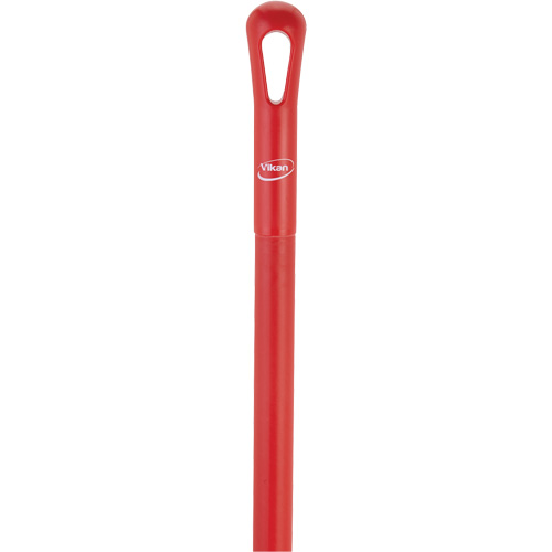 Ultra Hygiene Handle, Broom/Scraper/Squeegee, Red, Ergonomic, 59" L Les Distributions ICE