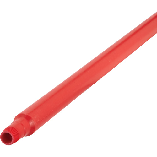 Ultra Hygiene Handle, Broom/Scraper/Squeegee, Red, Ergonomic, 59" L Les Distributions ICE