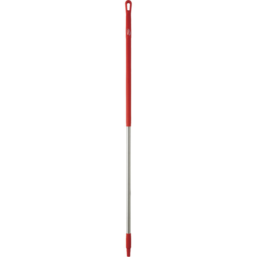 Handle, Broom/Scraper/Squeegee, Red, Standard, 59" L Les Distributions ICE