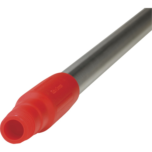 Handle, Broom/Scraper/Squeegee, Red, Standard, 59" L Les Distributions ICE