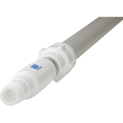 Handle, Broom/Scraper/Squeegee, White, Telescopic, 62" - 113" L Les Distributions ICE