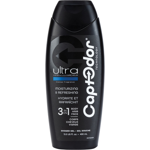 Gel douche 3 en 1, 400 ml, Ultra fraîcheur, Bouteille Les Distributions ICE