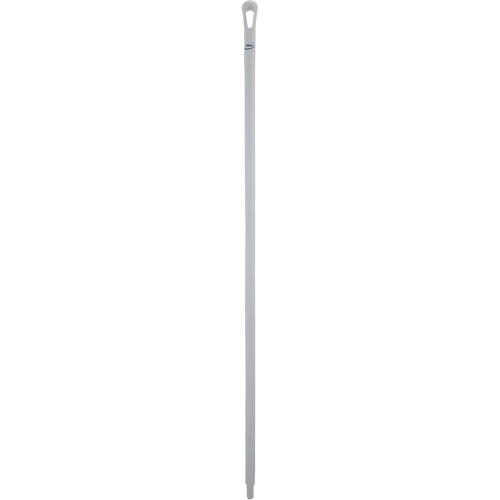 Ultra Hygiene Handle, Broom/Scraper/Squeegee, White, Ergonomic, 59" L Les Distributions ICE