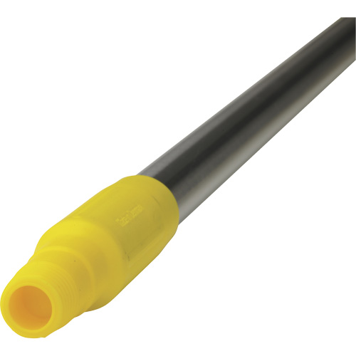 Handle, Broom/Scraper/Squeegee, Yellow, Standard, 59" L Les Distributions ICE