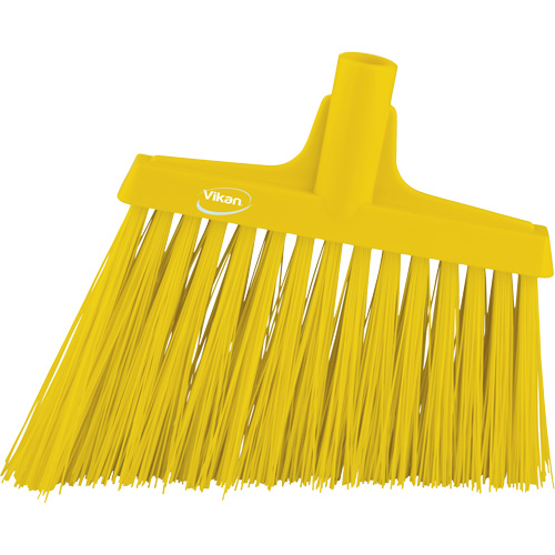 T&ecirc;te de balai oblique, Crins Extra-ferme, 12", Polyester, Jaune Les Distributions ICE