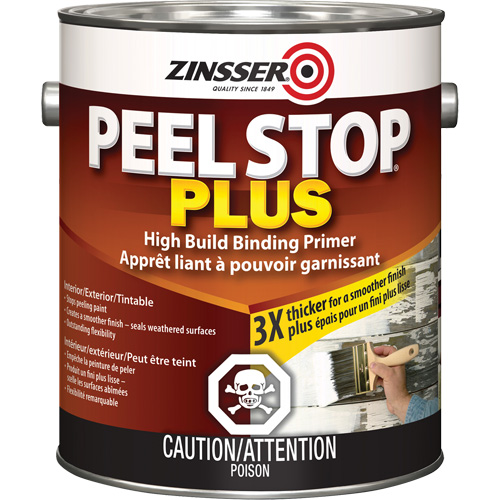 Peel Stop&reg; Plus High Build Binding Primer, 3.78 L, Gallon, White Les Distributions ICE