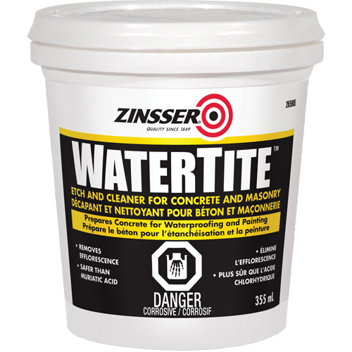 Produit nettoyant et de pr&eacute;paration du b&eacute;ton Zinsser Watertite Les Distributions ICE