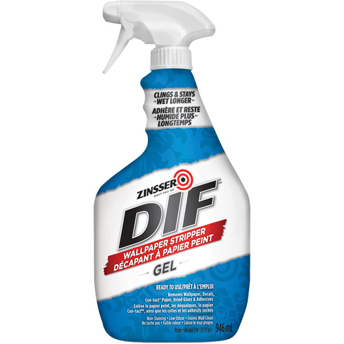 Gel d&eacute;capant pour papier peint DIF, 946 ml, Bouteille &agrave; g&acirc;chette Les Distributions ICE