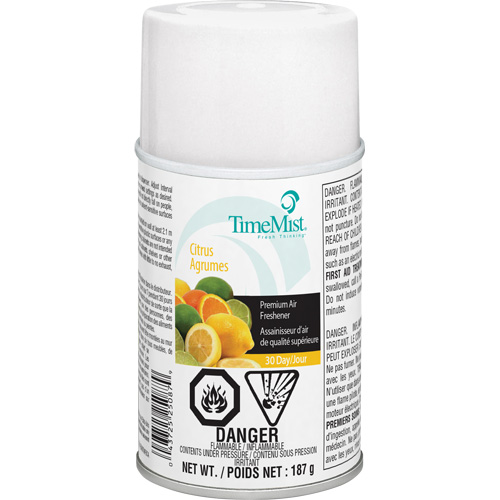 Purificateur dair industriel TimeMist, Agrumes, Canette a&eacute;rosol/Cartouche Les Distributions ICE