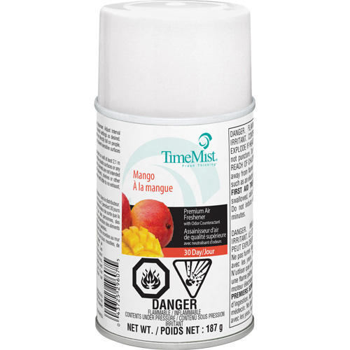 Purificateur dair industriel TimeMist, Mangue, Canette a&eacute;rosol/Cartouche Les Distributions ICE