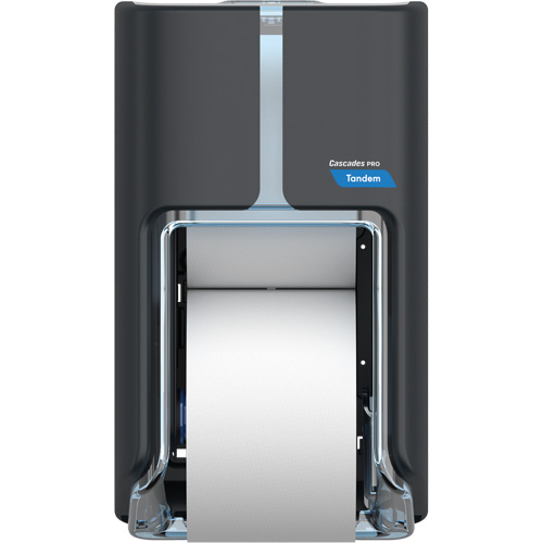 Pro Tandem Top-Bottom High Capacity Toilet Paper Dispenser, Multiple Roll Capacity Les Distributions ICE