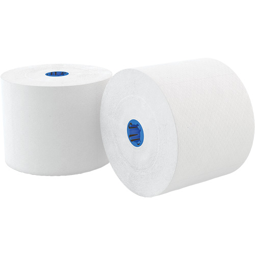 Papier hygi&eacute;nique Pro Signature, Rouleau Haute capacit&eacute;, 2 Pli, 700 Feuilles/Rouleu, Longueur 218', Blanc Les Distributions ICE