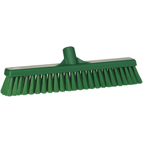 T&ecirc;te de balai-brosse pour petites particules, Crins Fin, 16-1/2", Polyester, Vert Les Distributions ICE