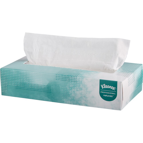 Papiers-mouchoirs Naturals de Kleenex, 2 pli, 8,4" lo x 8" la, 125 feuilles/boîte Les Distributions ICE