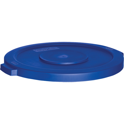 Waste Container Lid, Flat Lid, Plastic, Fits Container Size: 22" Dia. Les Distributions ICE