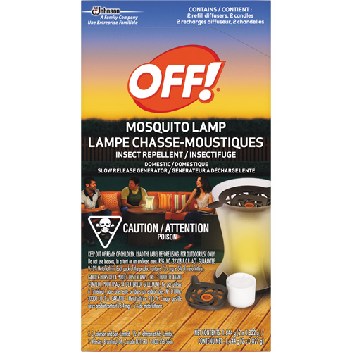 OFF! PowerPad&reg; Mosquito Repellent Lamp Refills, DEET Free, Refill, 1.644 g Les Distributions ICE