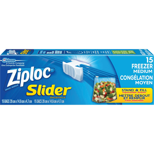 Sacs de cong&eacute;lation &agrave; glissi&egrave;re Ziploc Les Distributions ICE