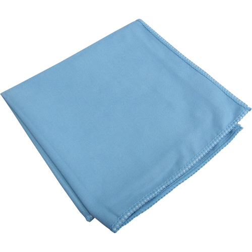Specialty Glass & Mirror Suede Cloths, Microfibre, Blue Les Distributions ICE