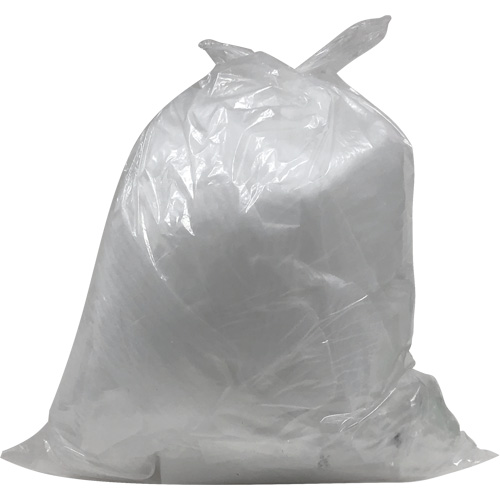 Industrial Garbage Bags, X-Strong, 26" W x 36" L, 1.2 mils, Clear, 45 L (12 Gal.) Capacity Les Distributions ICE