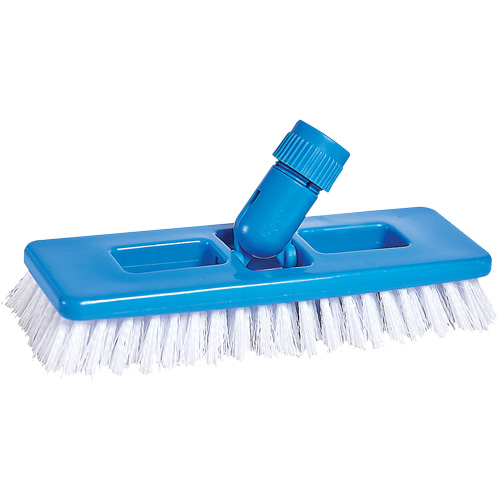 Universal Scrub & Grout Brush, 9" L, Polypropylene Bristles, White Les Distributions ICE