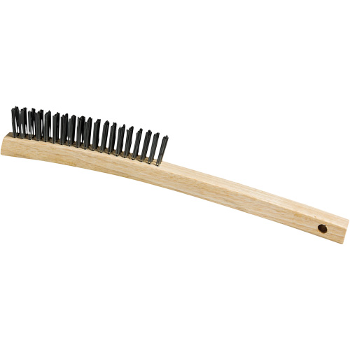 Scratch Brush, Steel, 3 x 19 Wire Rows, 13-3/4" Long Les Distributions ICE