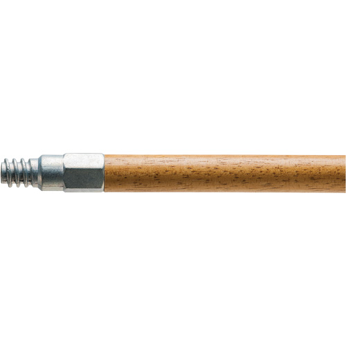 Manche en bois avec embout en m&eacute;tal, Bois, Pointe Filetage ACME, 1-1/8" dia, 60" lo Les Distributions ICE