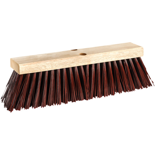 Street Push Broom, 14", X-Coarse, Polypropylene Bristles Les Distributions ICE