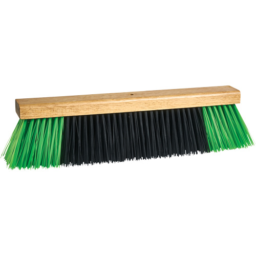 Bulldog Push Broom Head, 24", Coarse, PVC Bristles Les Distributions ICE