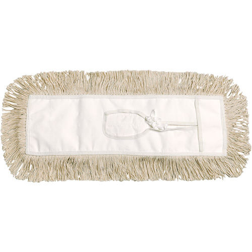 Vadrouille &agrave; &eacute;pousseter, Style &agrave; attacher, Coton, 36" lo x 5" la Les Distributions ICE