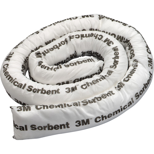 Chemical Sorbent Mini-Boom, Hazmat, 8' L x 3" W, 15.5 gal Absorbancy Les Distributions ICE