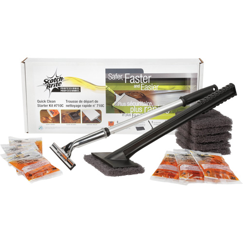 Scotch-Brite Quick Clean Griddle Cleaning System Starter Kit Les Distributions ICE
