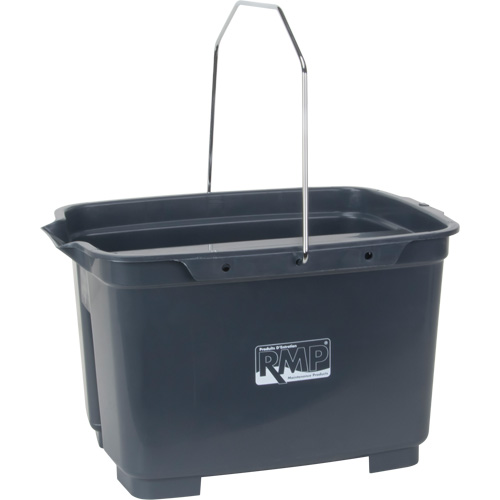 Dual Compartment Bucket, 4.75 US Gal. (19 qt.) Capacity, Grey Les Distributions ICE