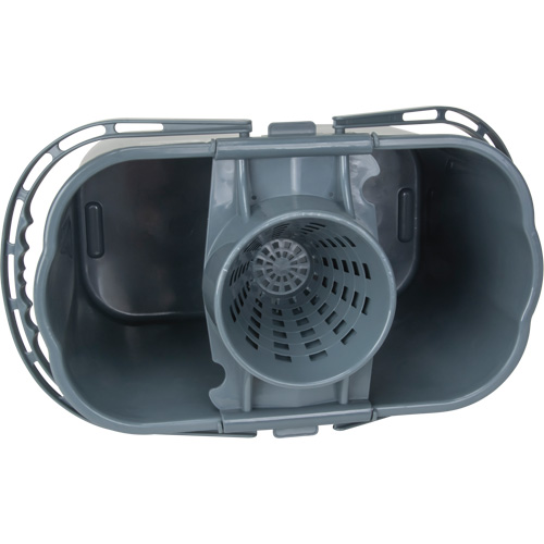 Seau et essoreuse pour vadrouille, Passoire, 3,75 gal. US (15 pintes), Gris Les Distributions ICE