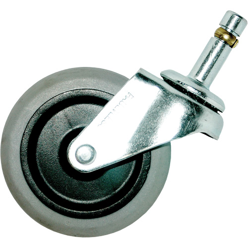 Replacement Stem Swivel Caster for Receptacle Dolly Les Distributions ICE