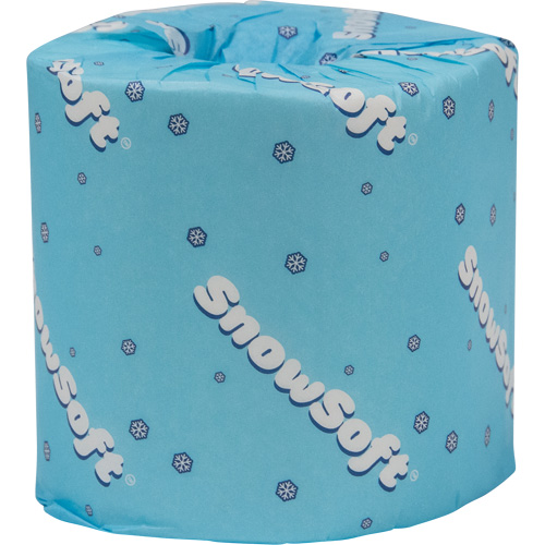 Snow Soft Premium Toilet Paper, 2 Ply, 500 Sheets/Roll, 145' Length, White Les Distributions ICE
