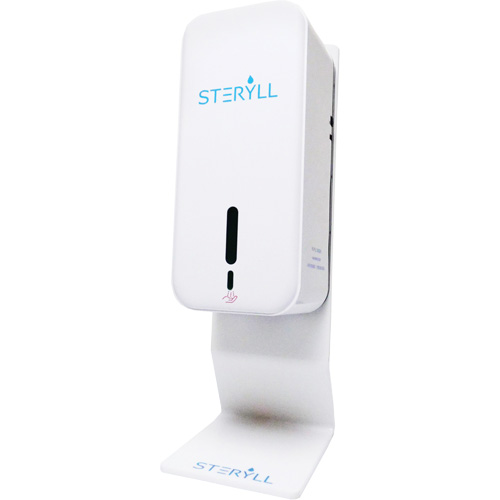 Support de bureau pour distributeur de d&eacute;sinfectant pour les mains Les Distributions ICE