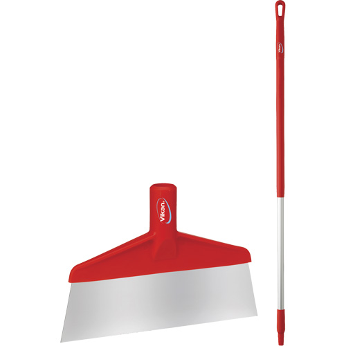 Floor Scraper with Handle, Red, 9-3/5" W x 55-9/10" L Les Distributions ICE