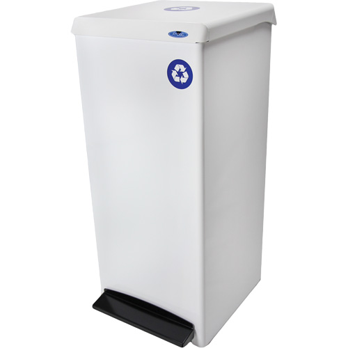 Foot Operated Waste Receptacle, Steel, 25 US gal. Les Distributions ICE