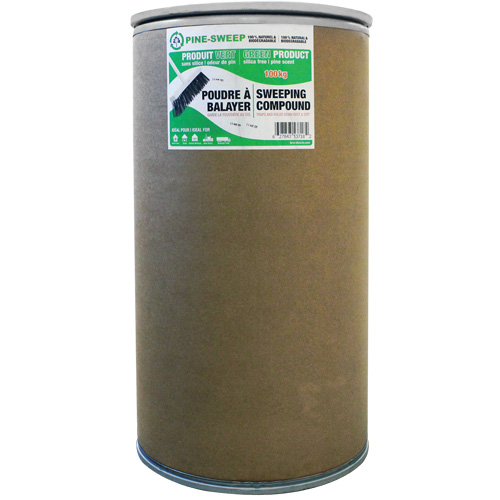 Compos&eacute; de balayage Pine Sweep Dust Buster, Baril, 220,46 lb (100 kg) Les Distributions ICE