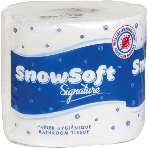 Snow Soft Premium Toilet Paper, 2 Ply, 600 Sheets/Roll, 145' Length, White Les Distributions ICE