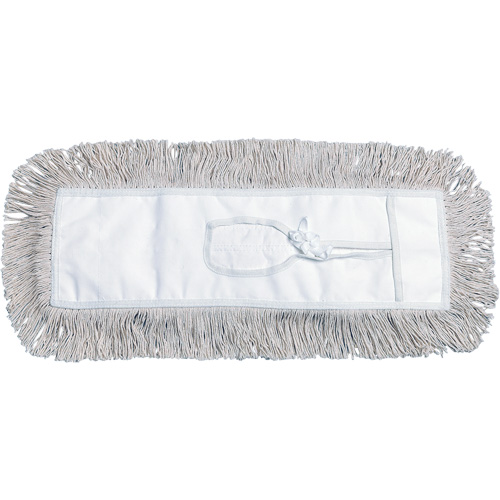 Dust Mop, Tie-On Style, Cotton, 48" L x 5" W Les Distributions ICE