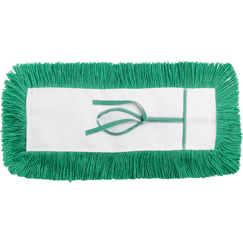 Static-H Dust Mop, Tie-On Style, Nylon, 48" L x 5" W Les Distributions ICE