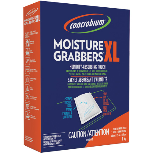 Sachets d&eacute;shydratants Concrobium Moisture Grabbers XL Les Distributions ICE