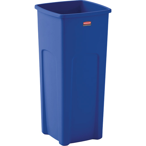 Conteneur de recyclage carr&eacute; Untouchable, Vrac, Plastique, 23 gal. US Les Distributions ICE